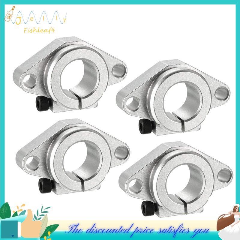 Suporte de guia de trilho de alumínio para fixação linear de 20 mm, 4 peças