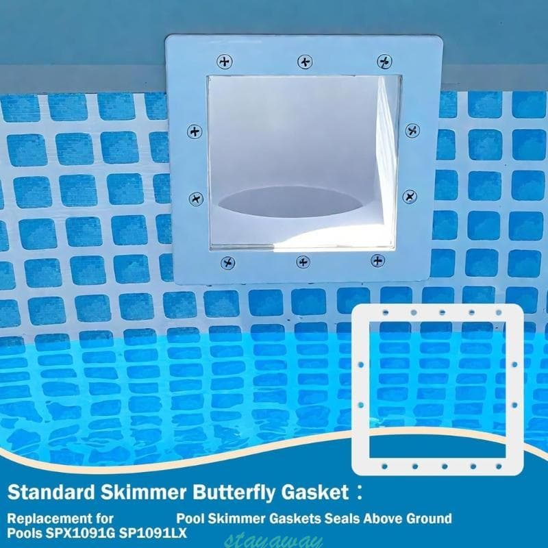 Kit de vedação para piscinas com acessório de drenagem de borboleta