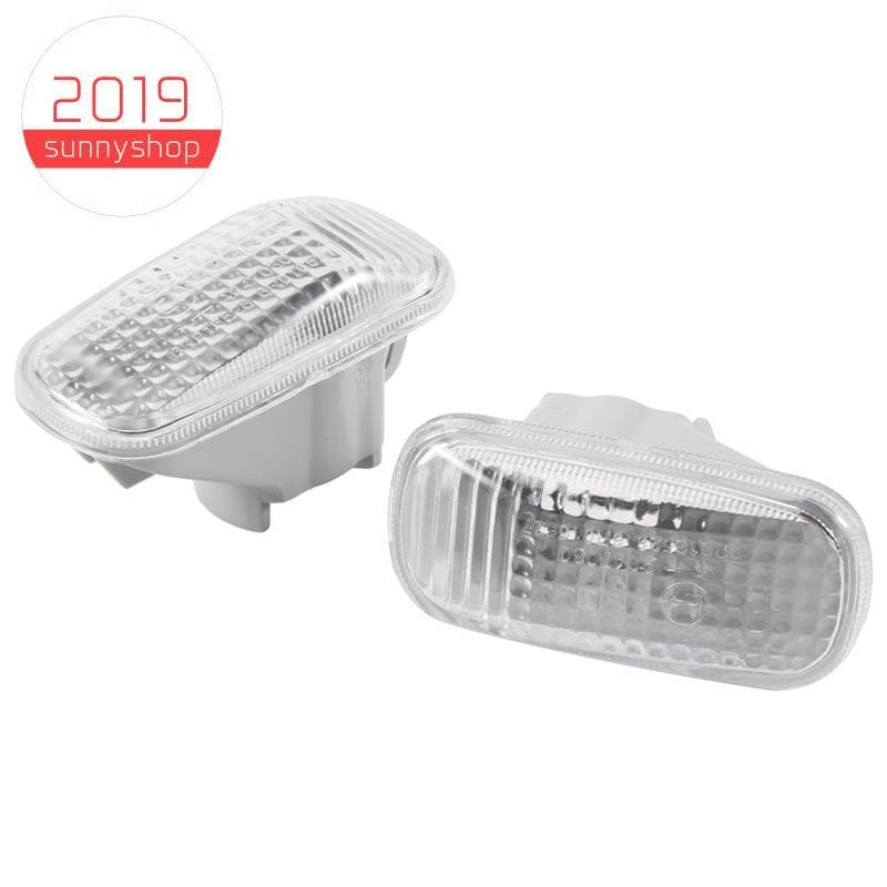 [Bestseller S] 2 Peças Defletor Lateral Do Carro Luz De Sinalização Lâmpada Sombra Capa Invólucro Adequado Para 2002-200