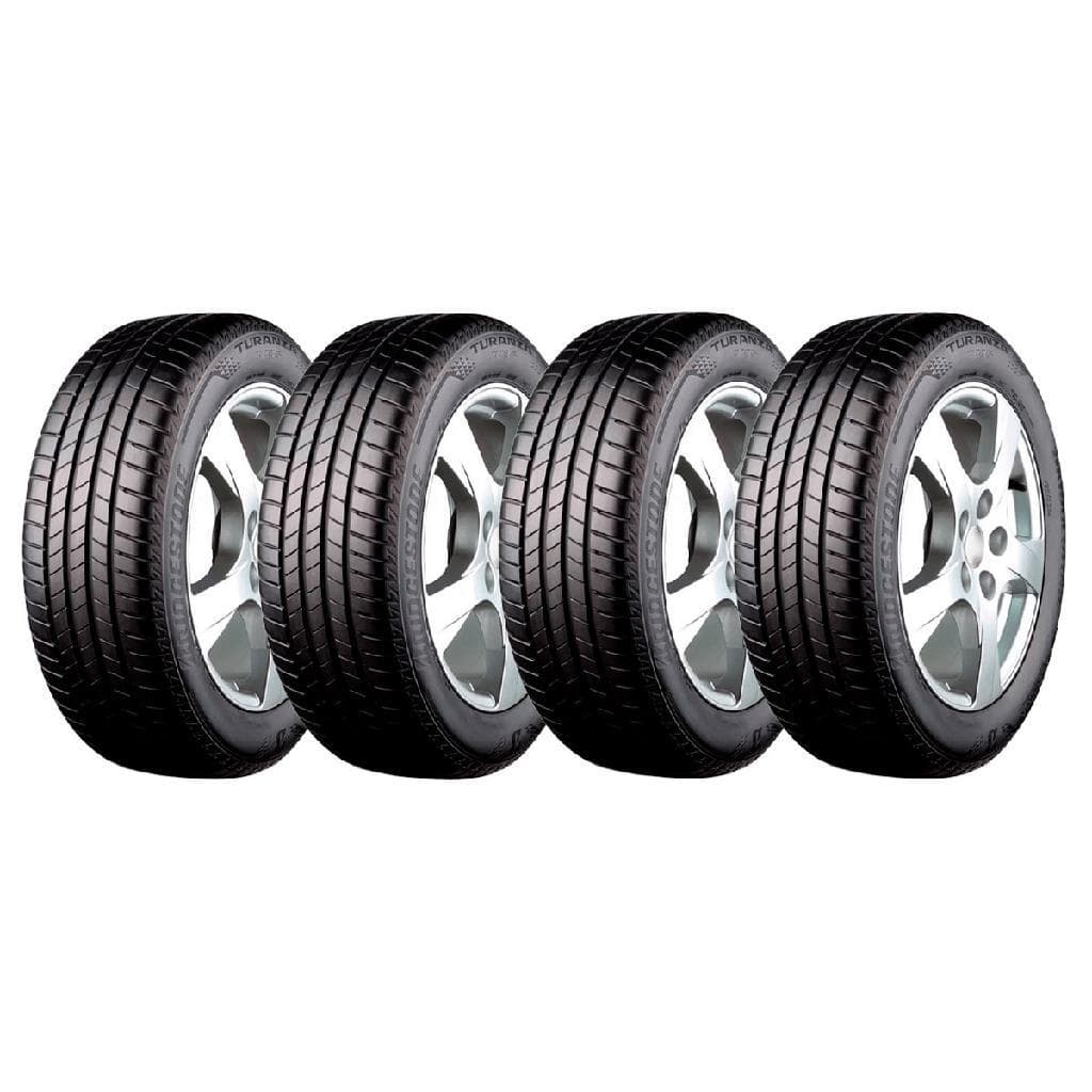 Kit 4 Pneus Bridgestone 205/65 R16 Turanza XL montados em rodas de liga leve
