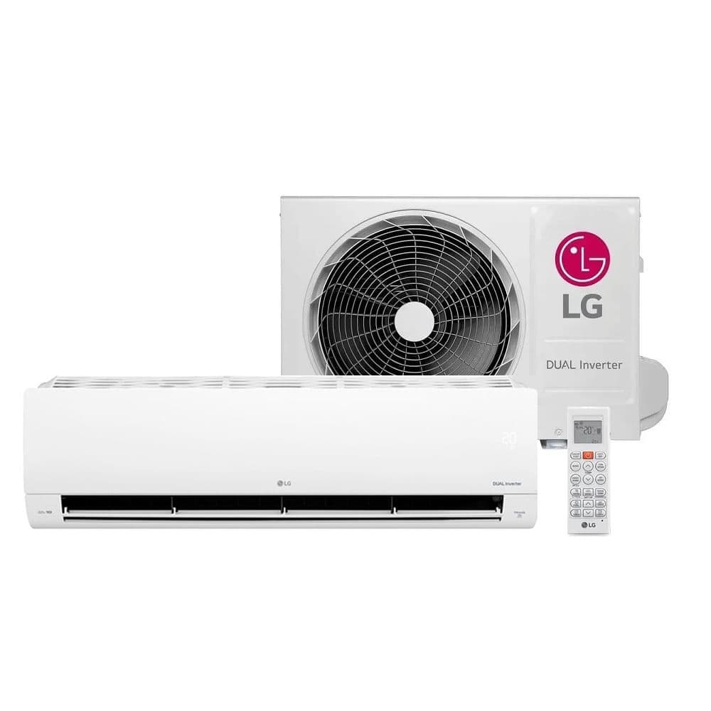 Ar Condicionado Split LG Dual Inverter 12.000 Btus branco com controle remoto