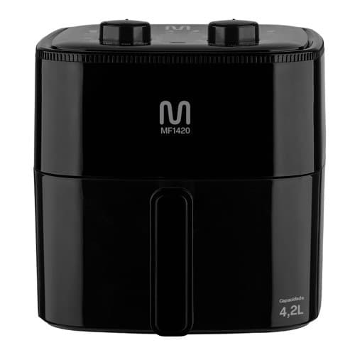 Fritadeira elétrica preta MF1420 Multilaser 4,2L 1350W