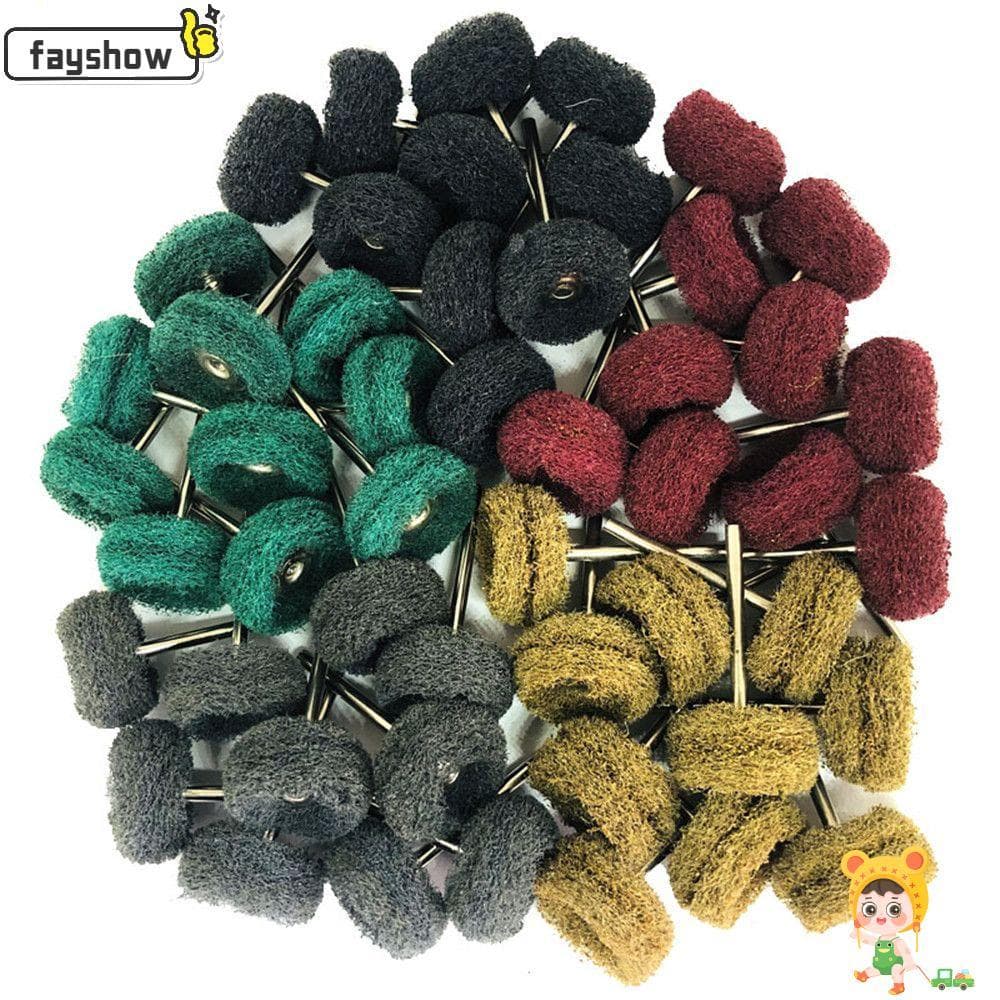 Kit de 10 peças de brocas e acessórios de lixamento e polimento FAYSHOW para ferramentas rotativas Dremel