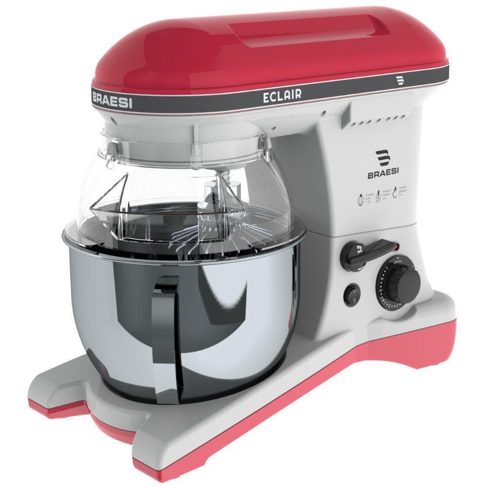 Batedeira Planetária Industrial Braesi BP-500 Eclair 5L 1500W  Com 3 Batedores Bivolt
