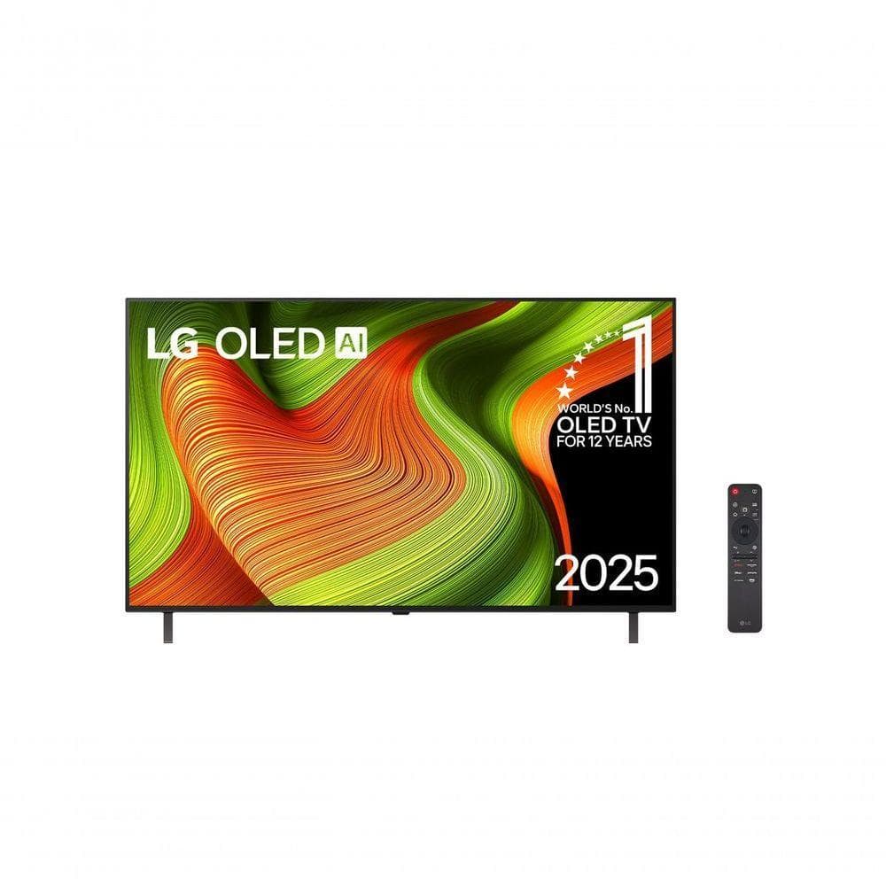 Smart TV LG OLED AI B5 4K de 77 polegadas com controle remoto