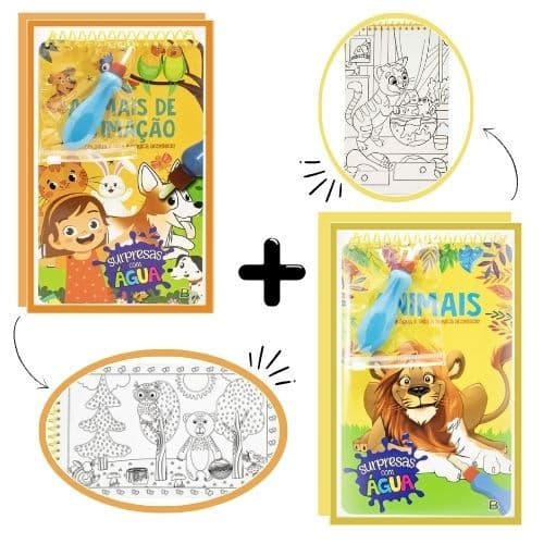 Kit Surpresas com Água – Animais e Pets em Diversão Sem Fim