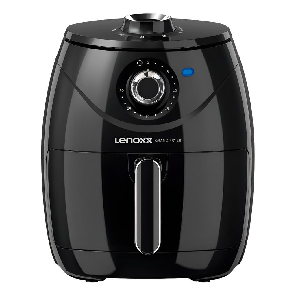 Fritadeira Elétrica Airfryer 4 Litros 1500w 220v - NÃO É BIVOLT - Modelo PFR907 Time Sonoro Lenoxx Cor Preto