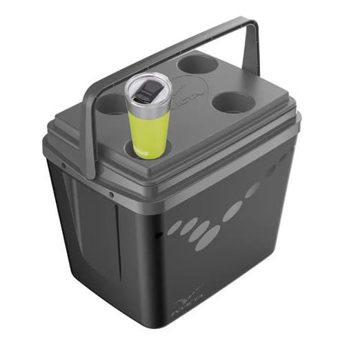 Caixa Térmica cooler Preto 32l Pop 34qt + Copo Coleman - Invicta