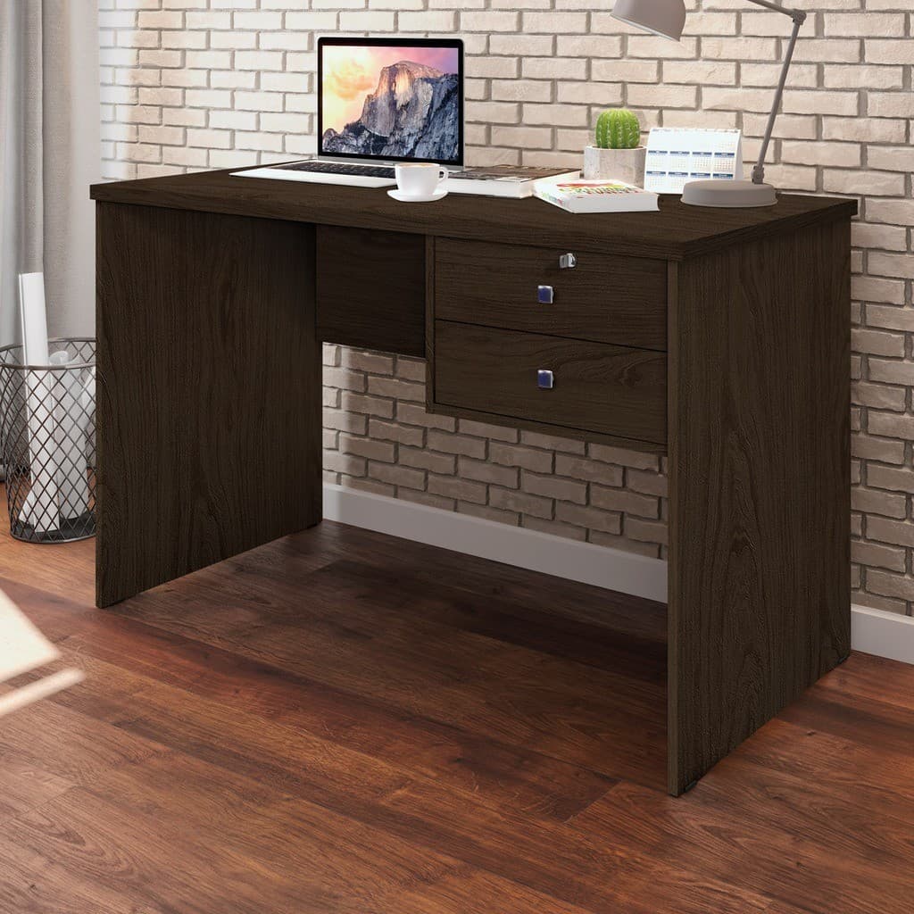 Escrivaninha Gamer Reforçada com 2 Gavetas e 1 Gaveta Com Chave Moderna Envio Imediato