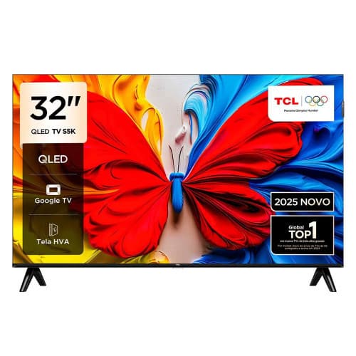 Smart TV TCL 32 32S5K FHD QLED HDR10 Google Tv