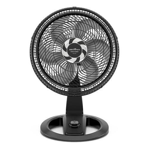 Ventilador 6 Pás Maxx Force com 3 Velocidades Mesa e Parede 170W BVT440 Preto Britânia