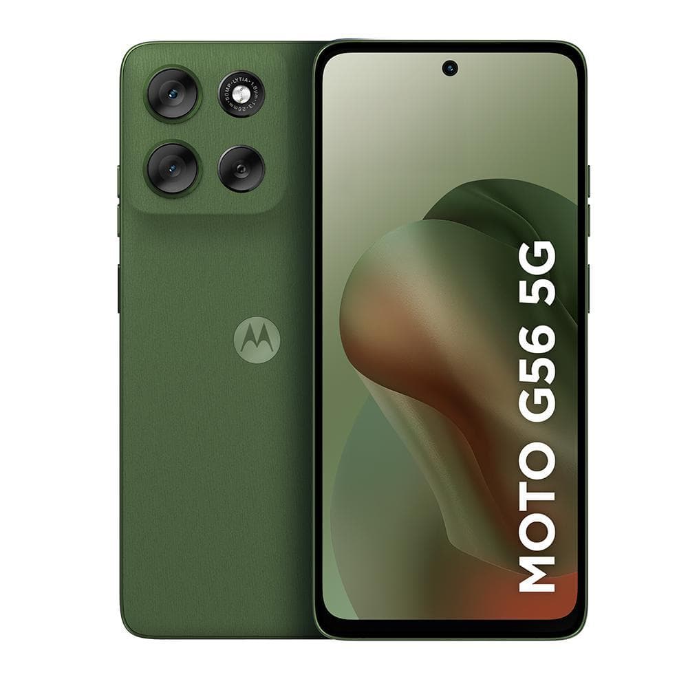 Smartphone Motorola Moto G56 5G 256GB 8GB RAM Câmera Traseira 50 MP + 08 MP Selfie 32 MP Tela 6.7' Verde