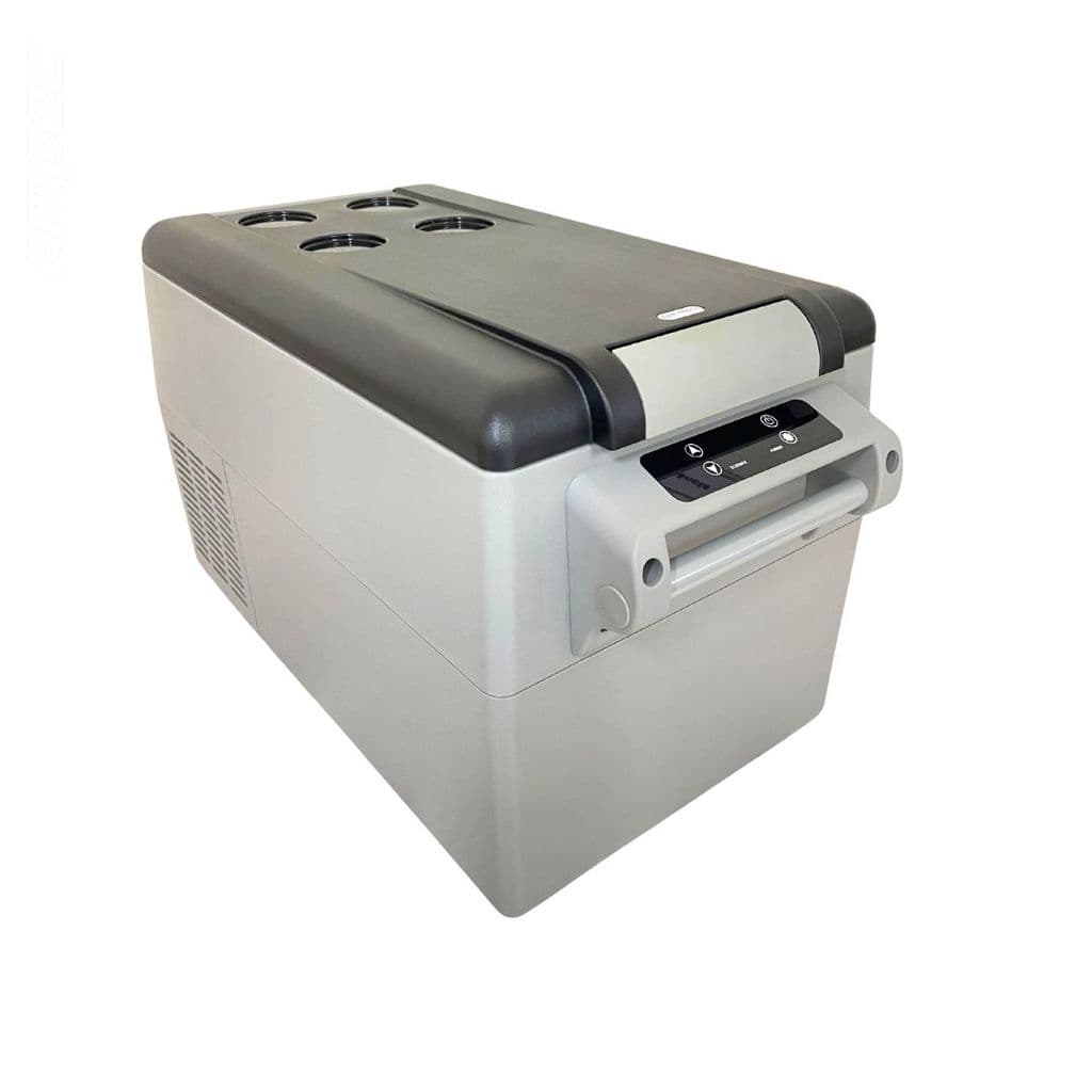 Mini Geladeira Portátil 35L 12/24V 110/220V Para Caminhão Ônibus Van Camping Barco Lancha Pesca