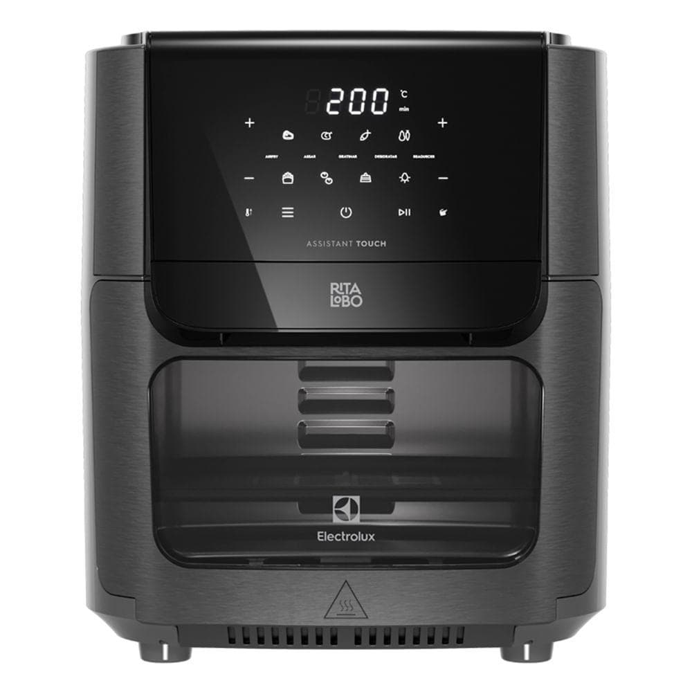 Air Fryer Electrolux por Rita Lobo 12L Digital Grafite Experience com 1700W (EAF85)