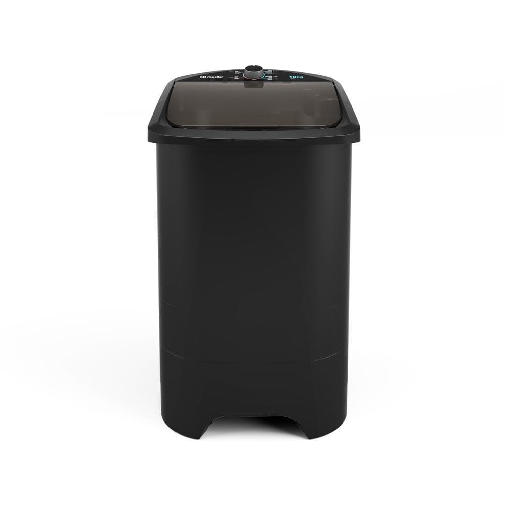Tanquinho Mueller 10kg com Superesfregador Preta MLT10C 127V