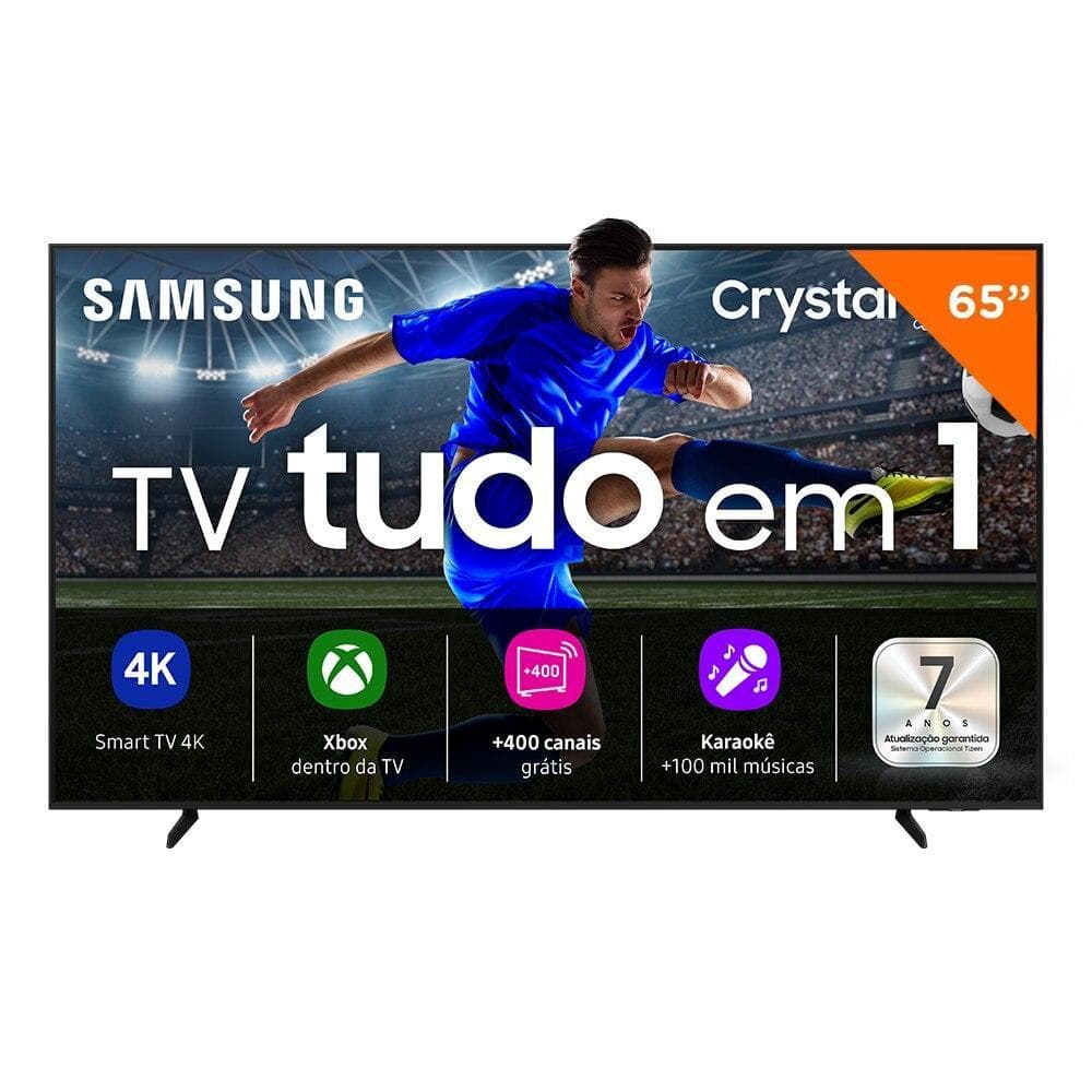 Smart TV 65 Polegadas Samsung Crystal UHD 4K - UN65U8600 2025