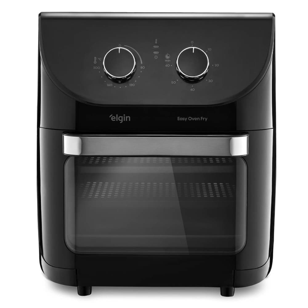 Fritadeira Elétrica e Forno Air Fryer Easy Oven Fry 3 em 1 12 Litros  Elgin