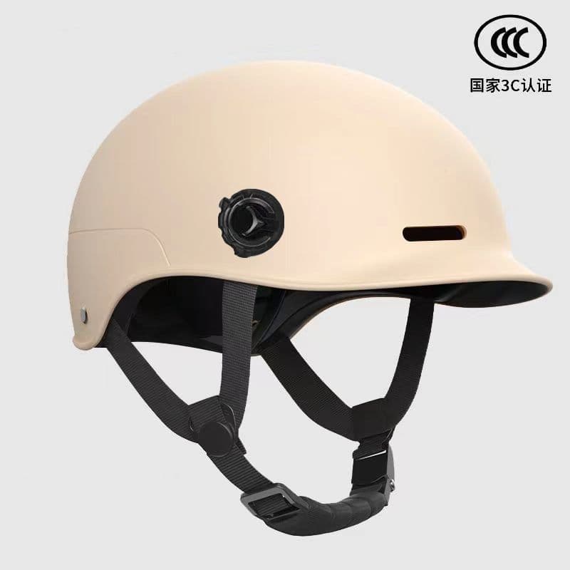 Capacete novo padrão nacional capacete veículo elétrico feminino capacete da motocicleta masculino verão meio capacete q