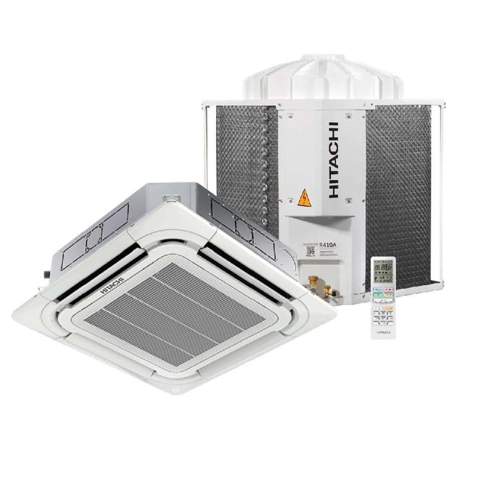 Ar Condicionado Split Cassete 4 Vias Hitachi AirCore 500 55000 BTU/h Frio Trifásico