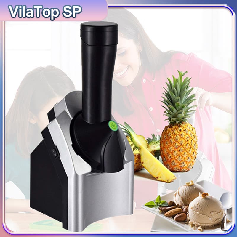 Máquina De Sorvete Vegano Caseiro 110/220v Sorveteira Cremoso Sorvete Natural Da Fruta
