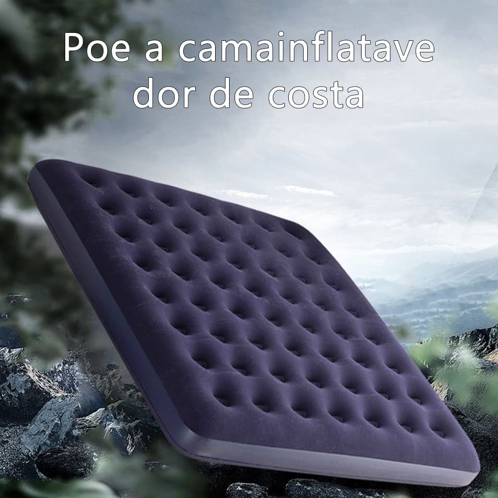 Cama dobrável Colchão Colchão de ar Colchão Inflável Macio e pele amigável Design para favo de mel à Prova de umidade