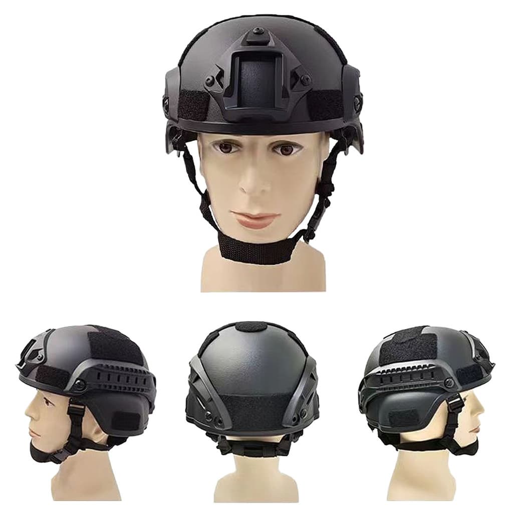 Capacete tático Mickey simples versão móvel trilho guia ventilador militar esportes ao ar livre CS campo MICH2000 capace