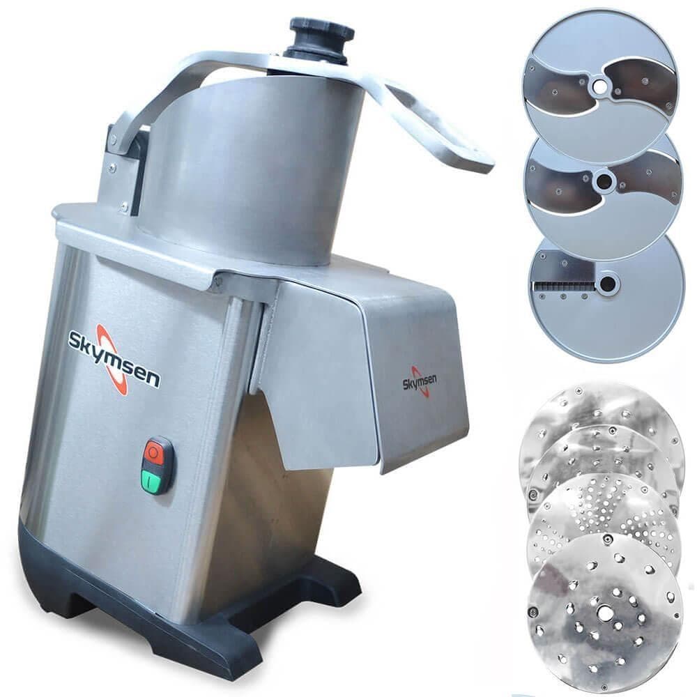 Processador de Alimentos Skymsen com 7 Discos Diâmetro 203 mm em Inox Bivolt - PA7 PRO 702609