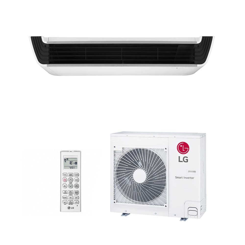 Ar condicionado de teto LG Inverter 30.000 Btus, quente e frio, 220v, com controle remoto