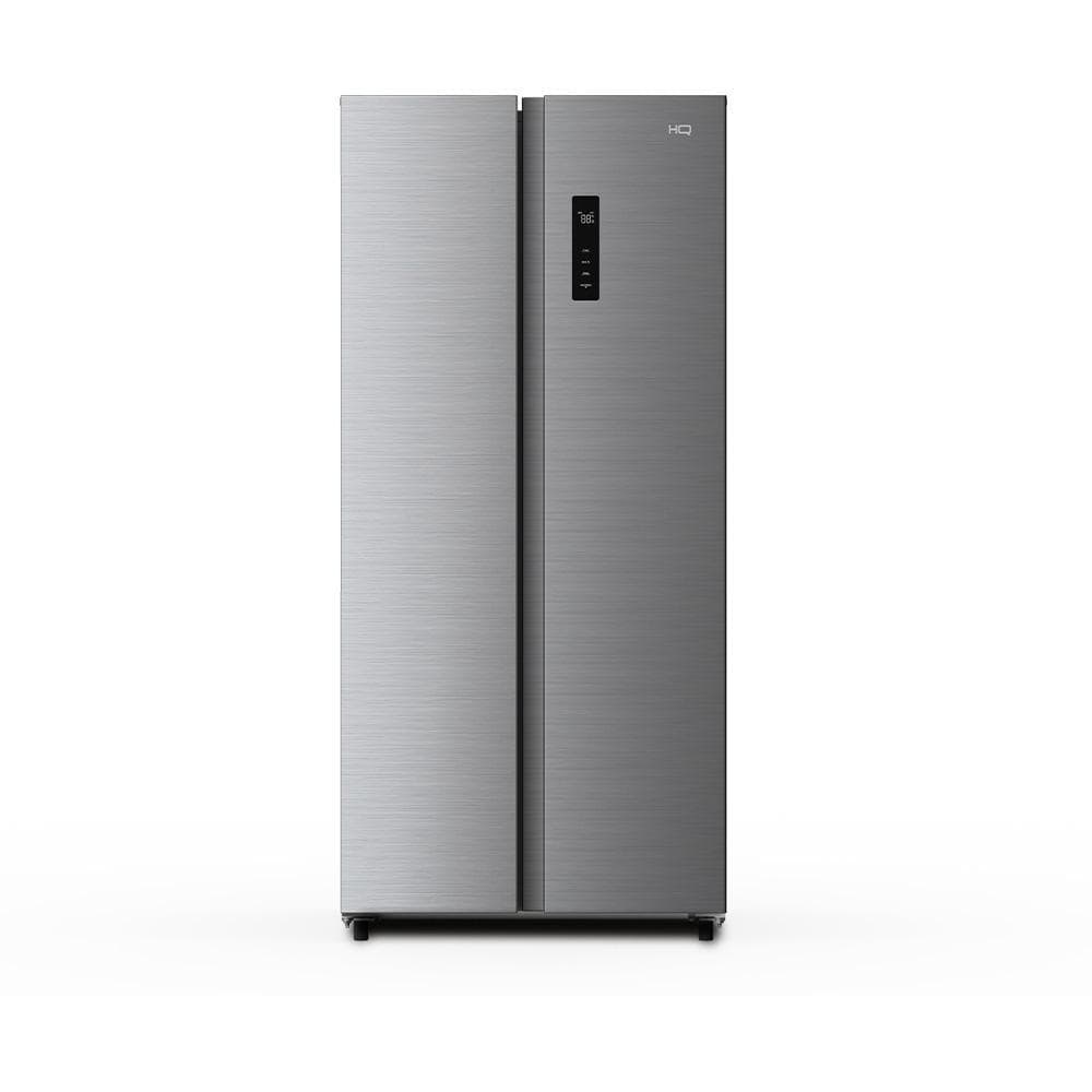 Geladeira Refrigerador HQ Frost Free Side By Side 480 Litros Inox HQ-480SBSFFK