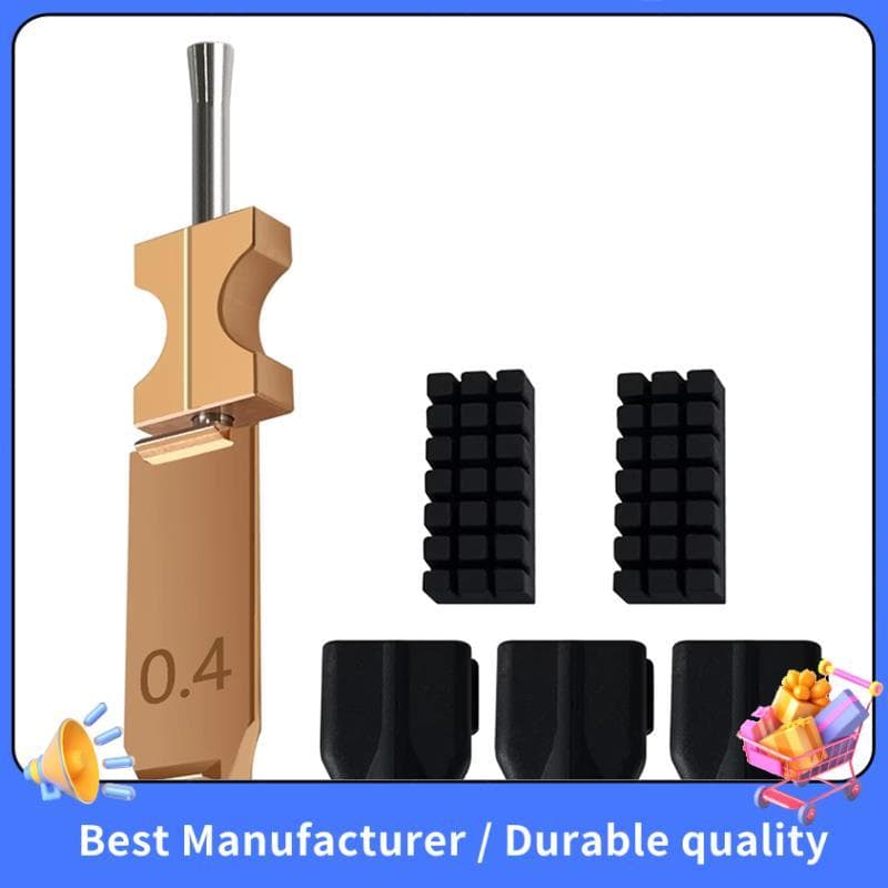 Para AD5X 0.4MM Hotend Bocal Escova Kit De Capa De Silicone Com 2 Escovas + 3 Manga Bico Destacável Rápido