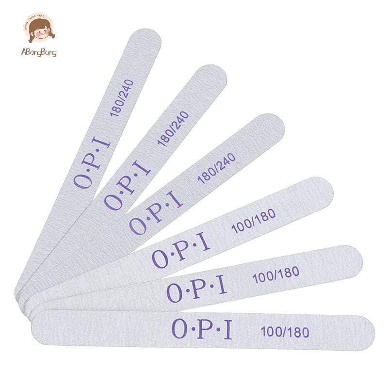 ABongBang 10 Unidades De Lixa De Unha De Madeira Grossa Dupla Face Para Arte Em Unhas Limas Amortecedoras Agradáveis