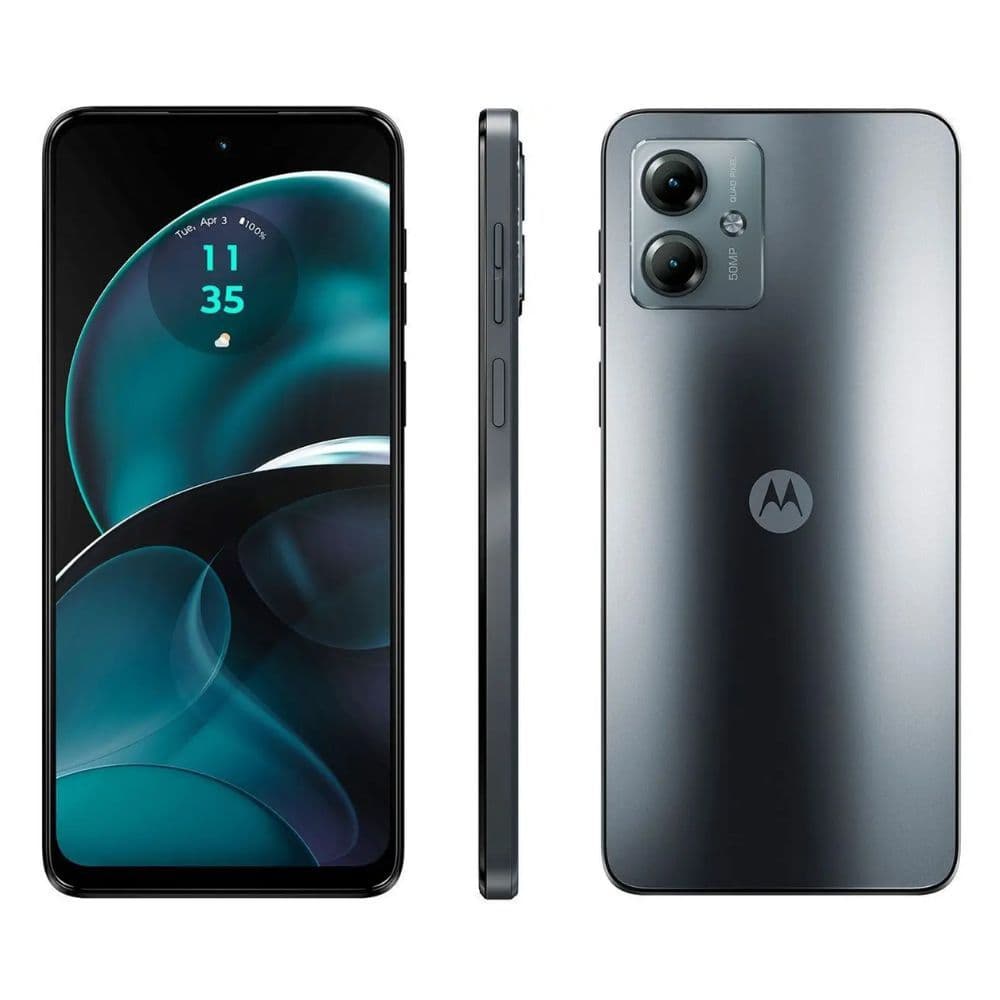 Motorola Moto G14 128 GB Grafite - Excelente - Imagem lateral