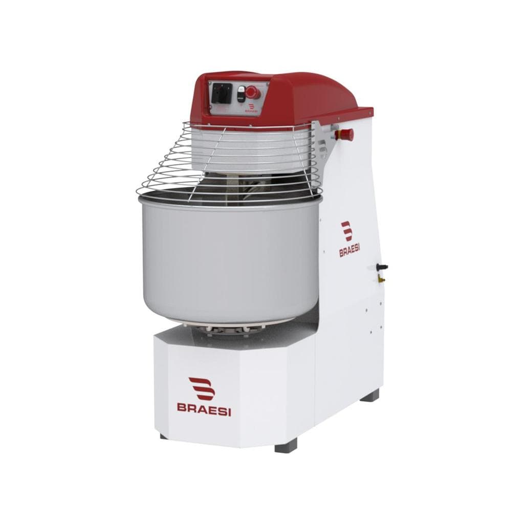 Amassadeira  Espiral 60kg Industrial 2 Velocidades Trifásico 220t Aes-60/1 g3 - Braesi B18478