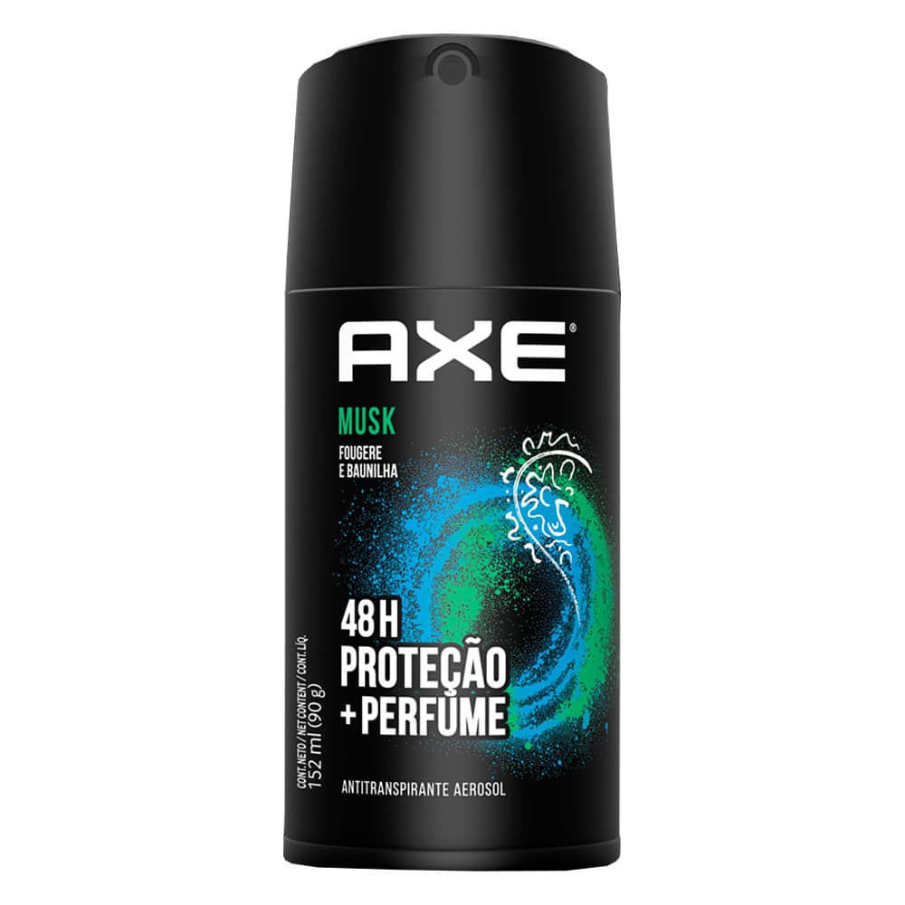 Desodorante Antitranspirante Aerosol Axe Musk 90g 
