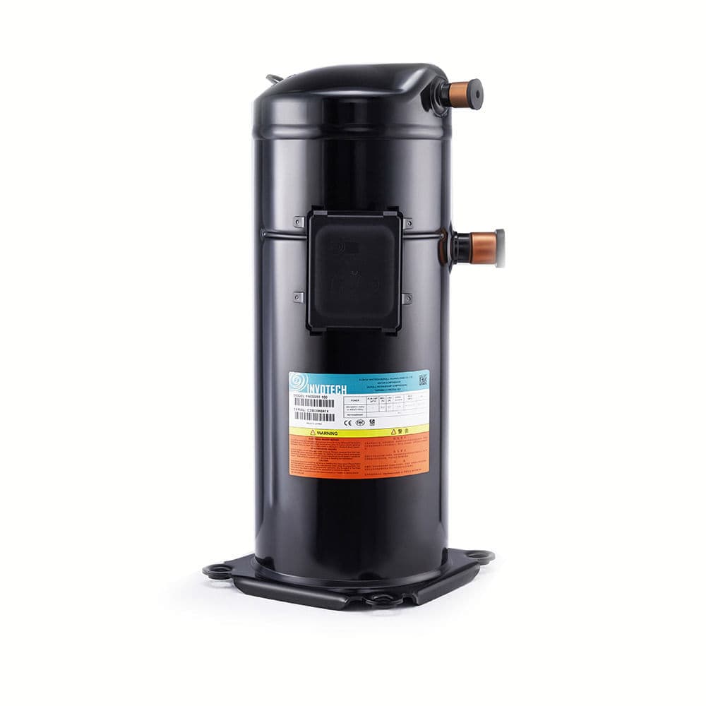 Compressor Scroll Invotech 10,5TR R22 - 380V em fundo branco