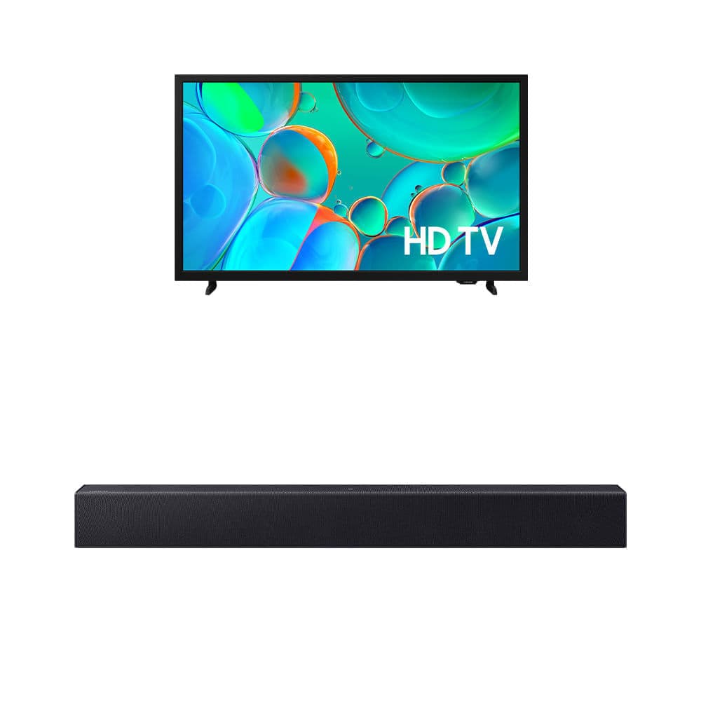 Samsung Smart TV 32 polegadas HD H5000F com soundbar HW-B400F