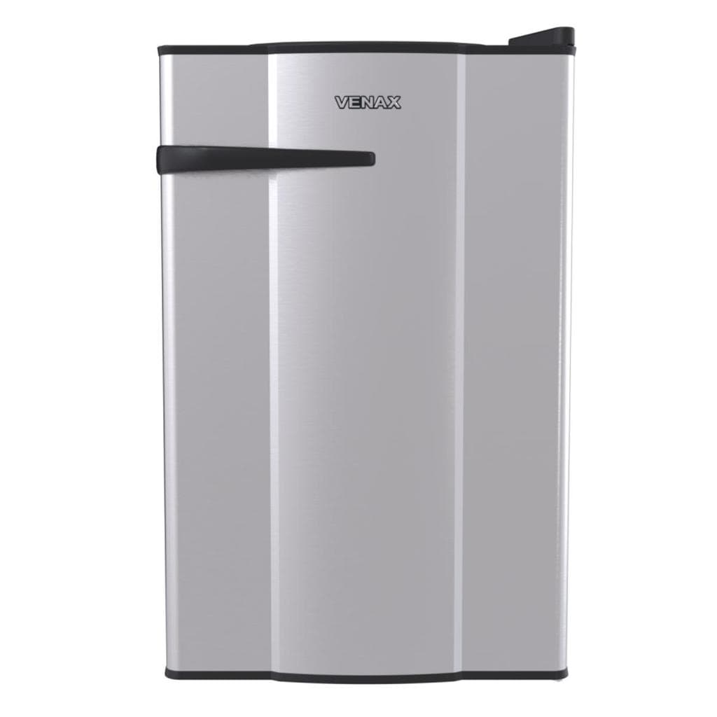 Frigobar Ngv 10 Inox em aço inoxidável com logotipo Venax