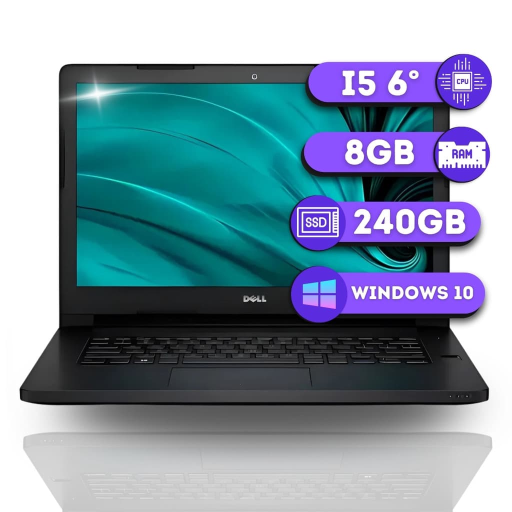 Notebook Dell Latitude 3470 Core I5 6° 8gb Ssd240gb Trabalho