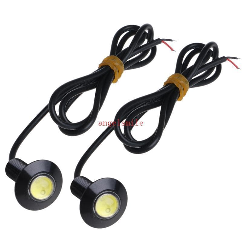 2 Unidades Lâmpada Sinalização LED Para Carro Auto DRL Luz Diurna Olho Águia Neblina