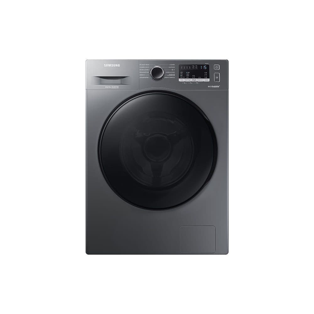 Lava e Seca Samsung WD11A com Ecobubble WD11A4453BX Inox Look 11/7kg cinza