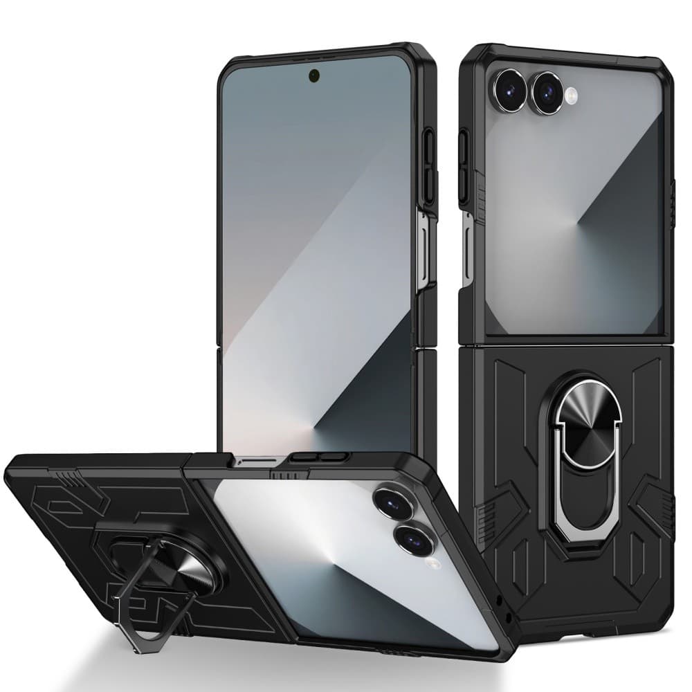 Samsung Galaxy Z Flip 7 5G 6 5 4 3 2 Kickstand Armadura Caso De Telefone Flip7 5G Flip6 Flip5 Flip4 Flip3 Flip2 À Prova 