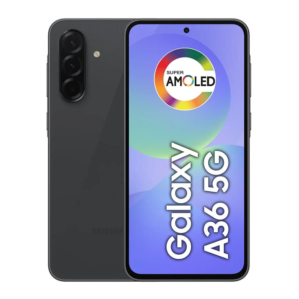 Smartphone Samsung Galaxy A36 5G, câmera tripla, tela Super AMOLED, preto