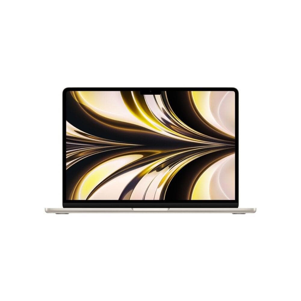 Apple MacBook Air 13", M2, CPU de 8 núcleos, GPU de 8 núcleos, 16GB RAM, 256GB SSD- Estelar