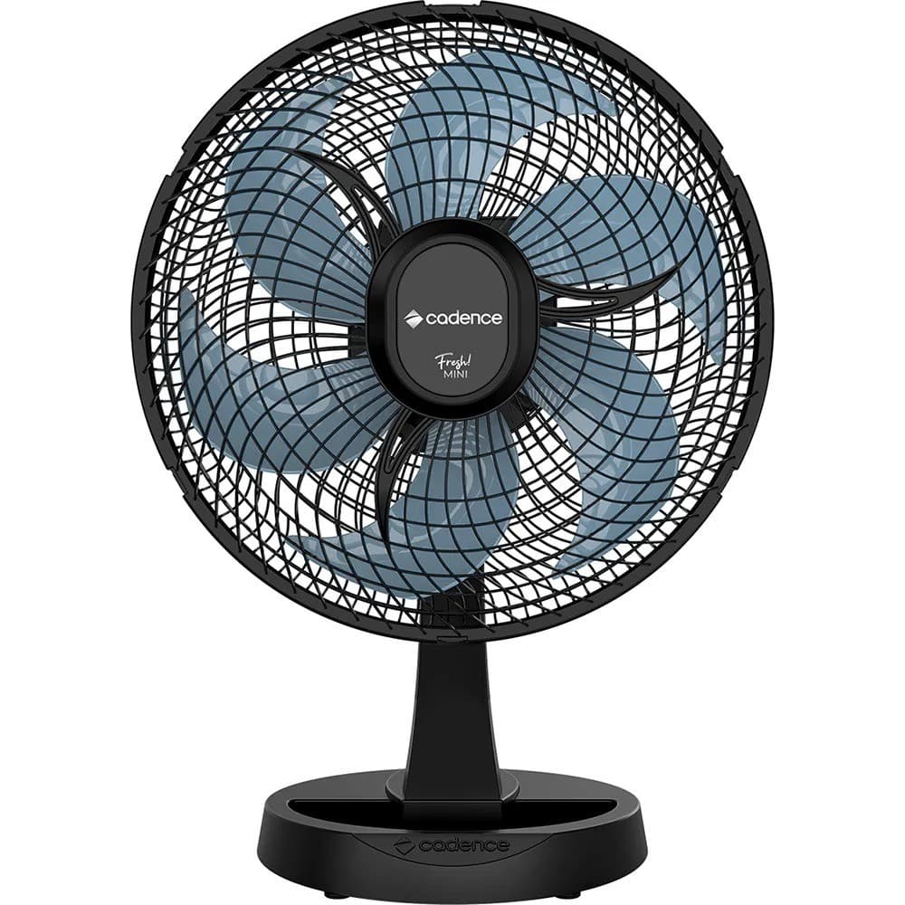 Ventilador de mesa mini 30 cm 6 pás Fresh Mini Cadence com três velocidades