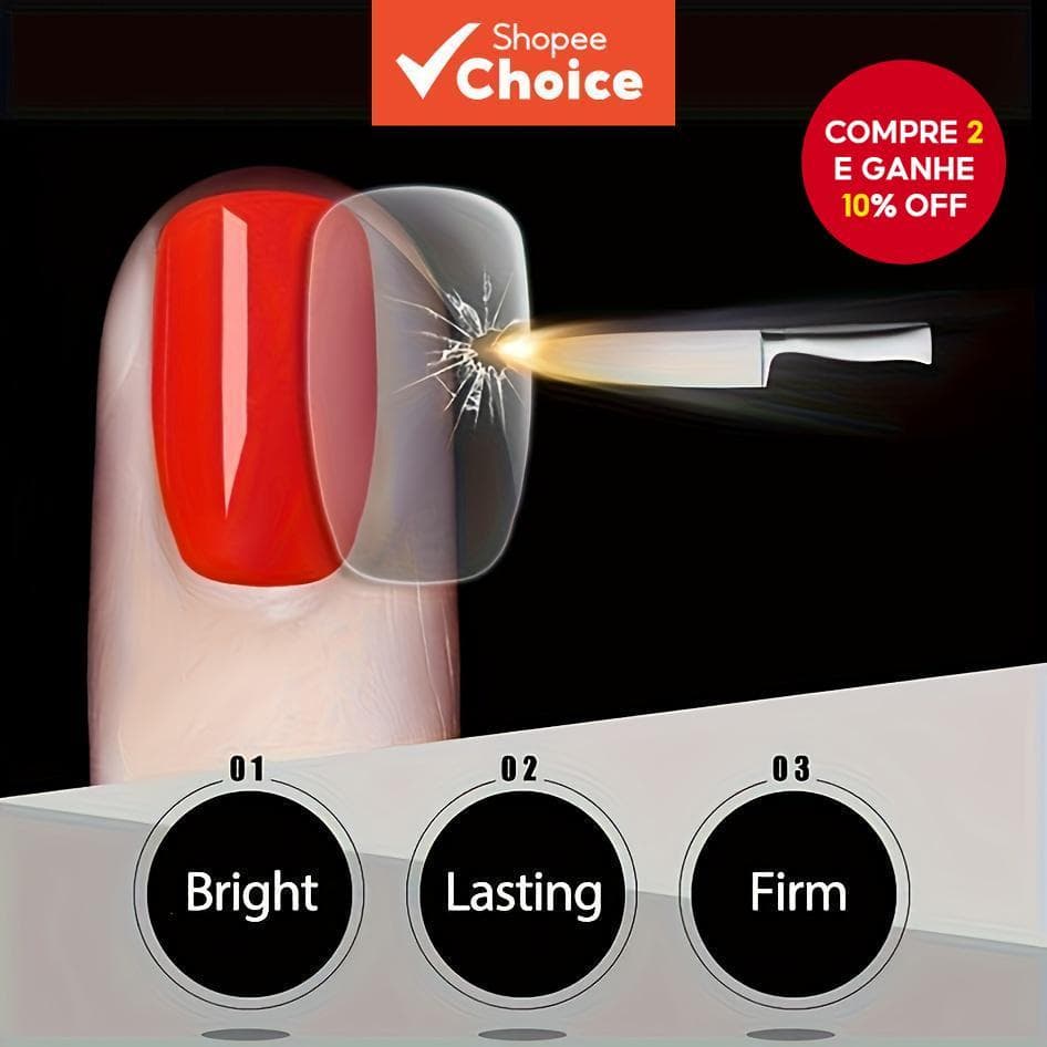 Novo Conjunto de Top Coat Fosco e Base Coat em Gel, Esmalte de Unha em Gel Sem Limpeza, Top Coat Transparente e Brilho