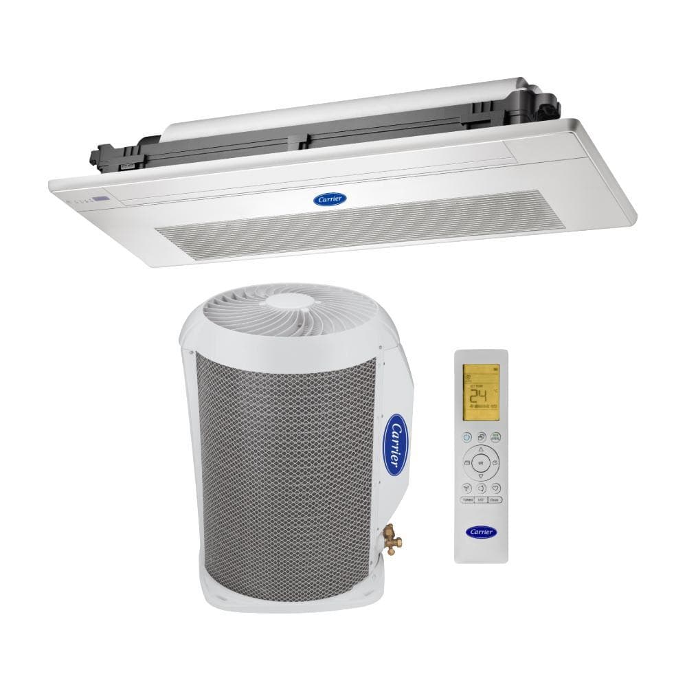 Ar Condicionado 18000 BTUs Split Cassete 1 Via Inverter Carrier Branco e Cinza