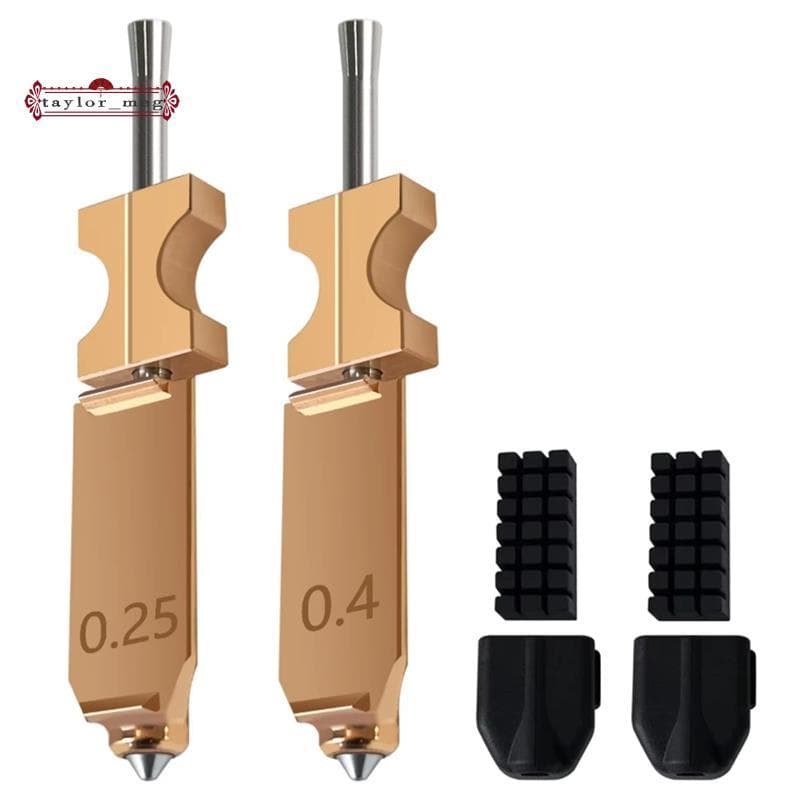 [Venda Quente T] Para AD5X 0.25 + 0.4MM Hotend Bocal Escova Kit De Capa De Silicone Com 2 Escovas + 3 Manga Bico Destacá