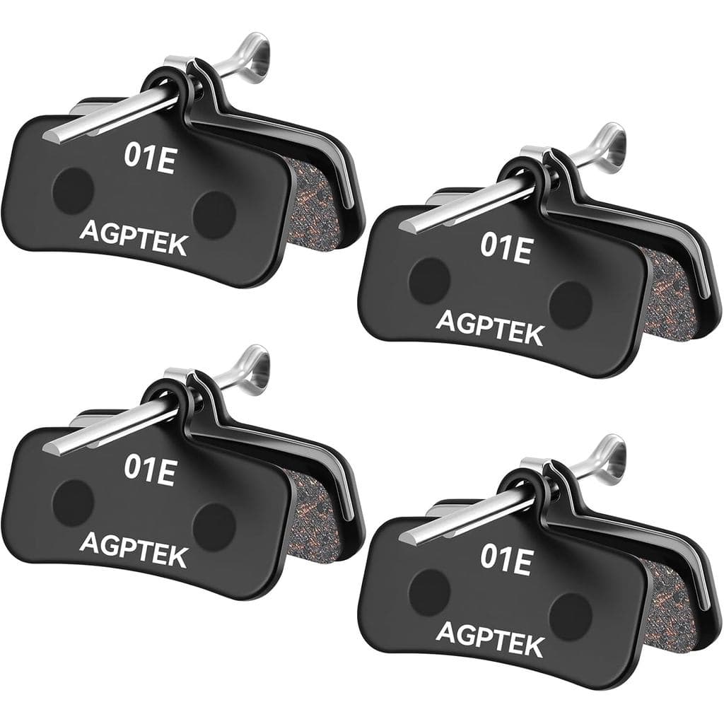 Pastilhas de Freio para Bicicleta AGPTEK, Pastilhas de Freio de Alto Desempenho para Bicicleta, 4 Pares de Pastilhas par