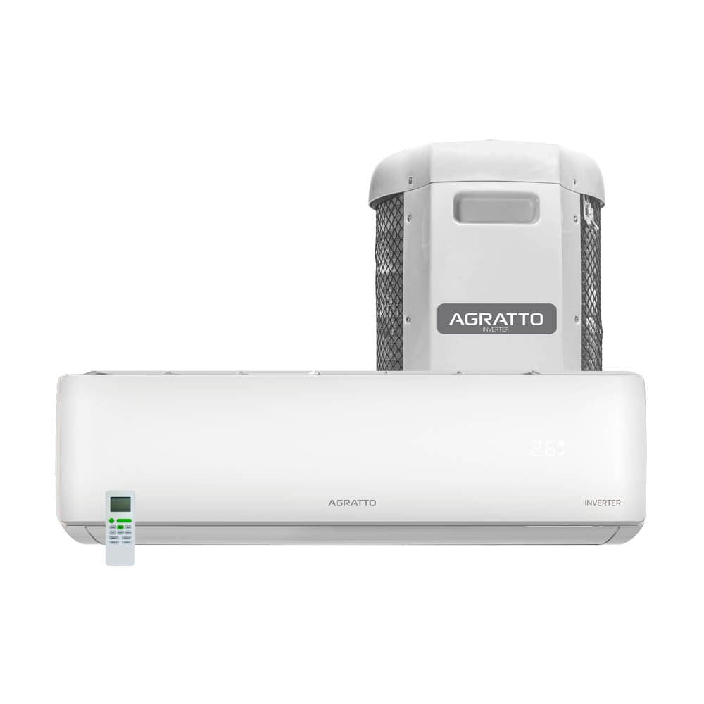 Ar Condicionado Split Inverter Agratto Zen Top 12000 BTU/h Quente e Frio 220V