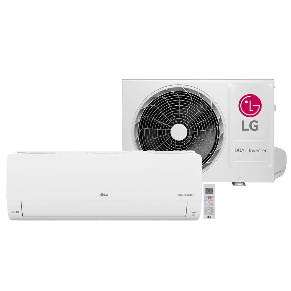 Ar Condicionado Split LG Dual Inverter AI Voice 12000 BTU/h branco